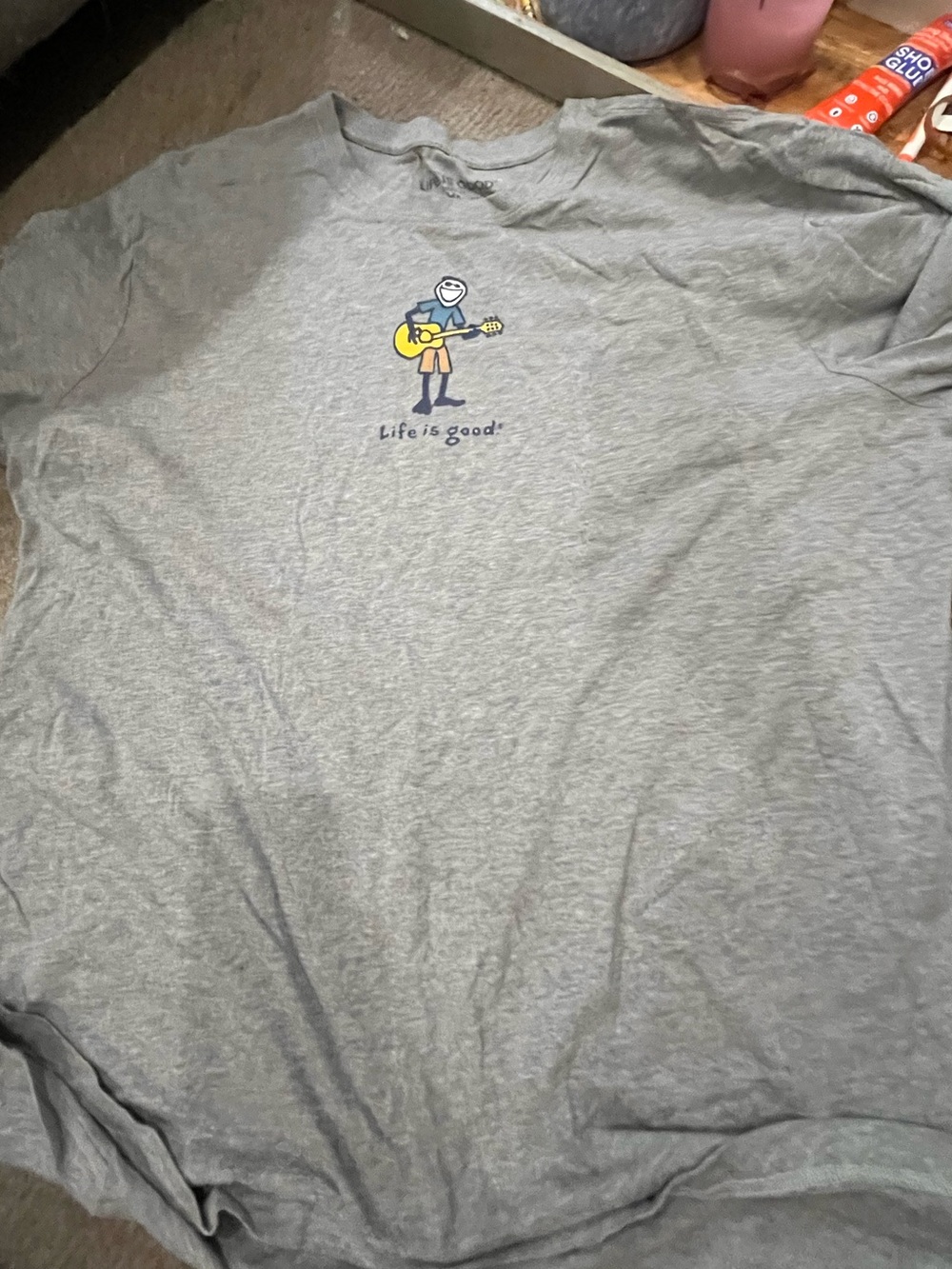 Life is good short sleeve tee men
